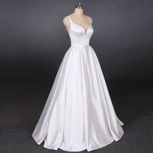 Queen Letizia Elegance Midi Wedding Dress