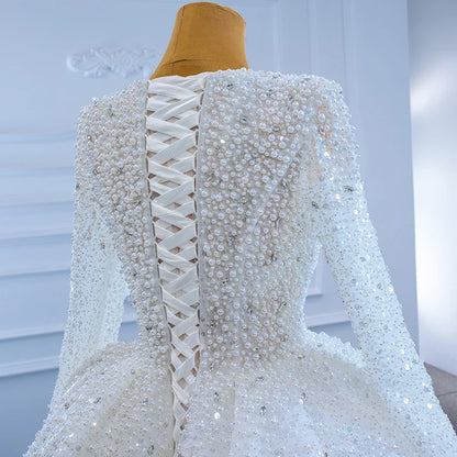 Empress Josephine Enchanted Pearl Ball Gown