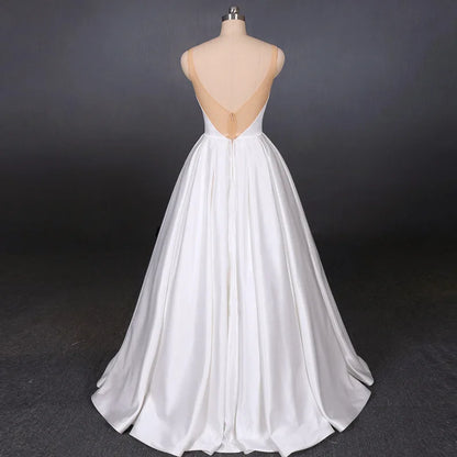 Queen Letizia Elegance Midi Wedding Dress