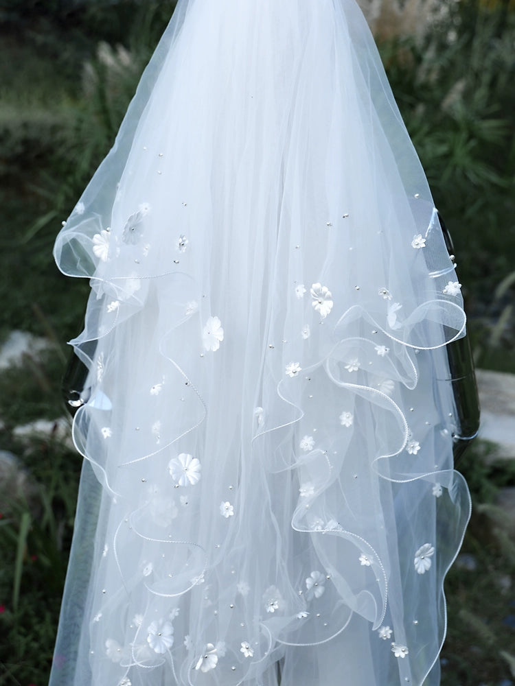 Floral Elegance Veil