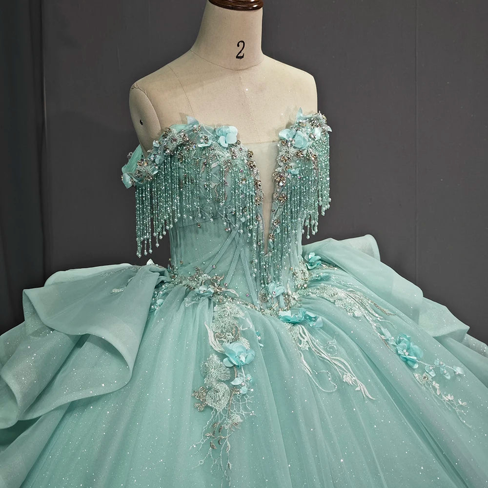 Celestial Grace Ball Gown