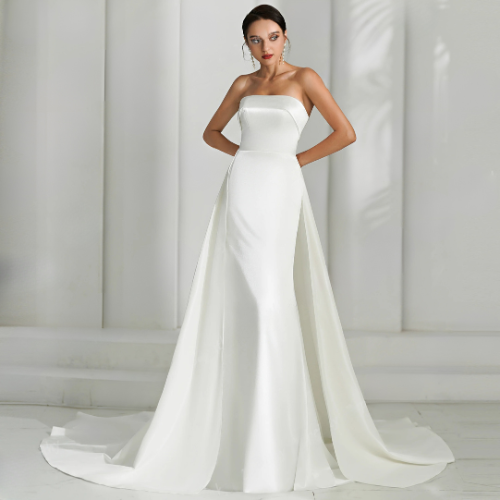 Verona Silk Wedding Gown