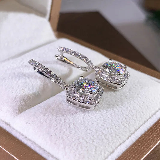 Aisha Moissanite Earrings