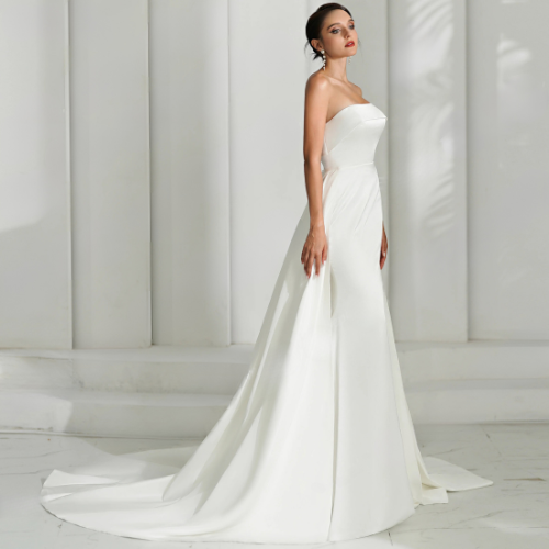 Verona Silk Wedding Gown