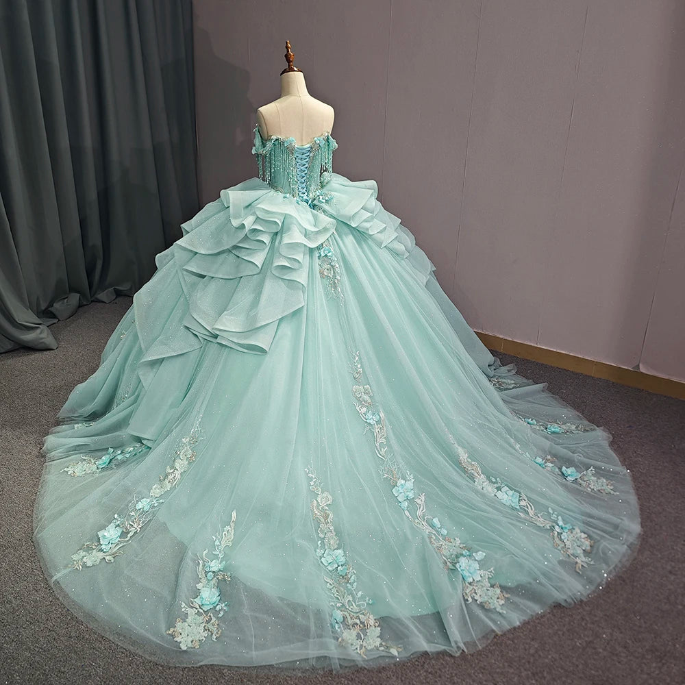 Celestial Grace Ball Gown