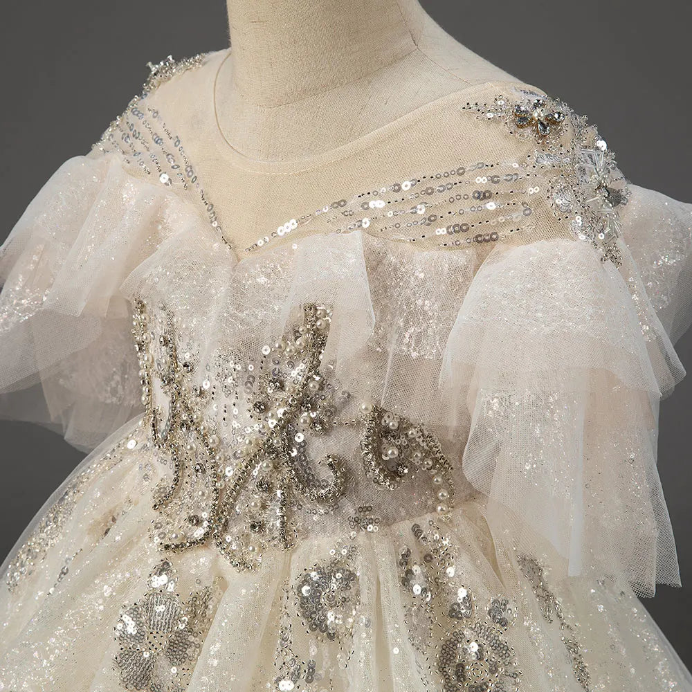 Exquisite Flower Girl Dress - Royal Elegance