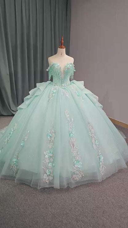 Celestial Grace Ball Gown