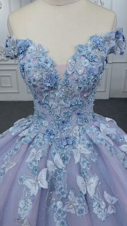 Butterfly Dream Ball Gown